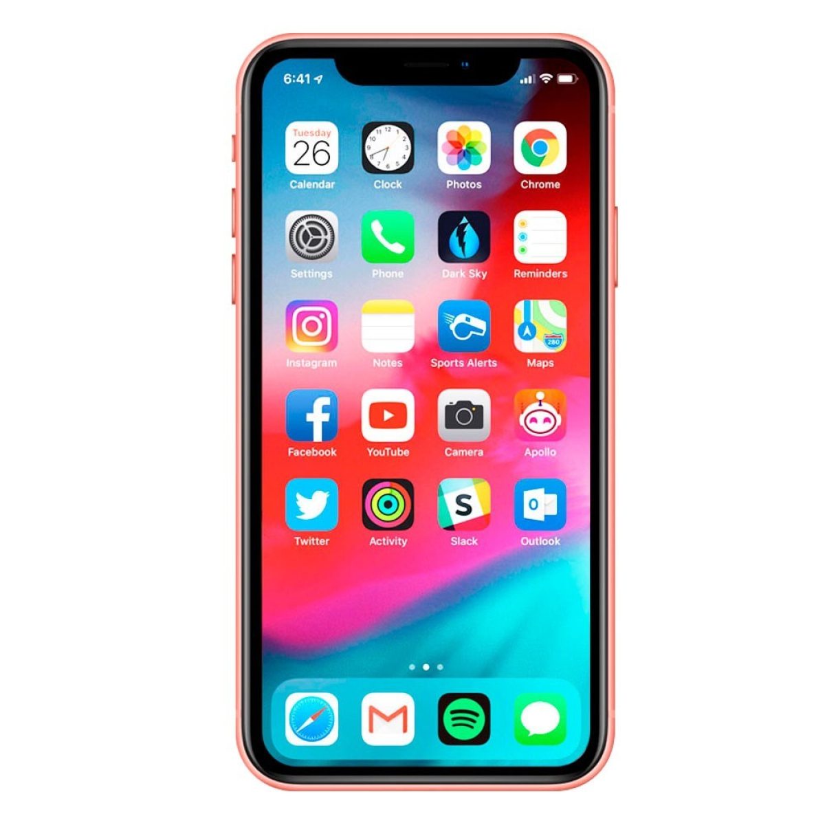 Apple iPhone 無体 XR コーラル128GB Apple iPhone 無体 XR コーラル128GB