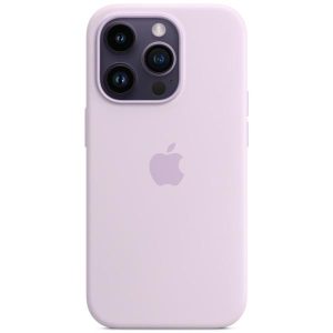 Чехол Apple iPhone 14 Pro silicone case MagSafe  (Lilac)