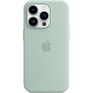 Чехол Apple iPhone 14 Pro silicone case MagSafe  (Succulent)