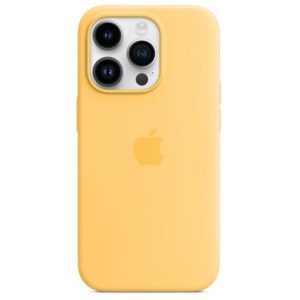 Чехол Apple iPhone 14 Pro silicone case MagSafe  (Sun Glow)
