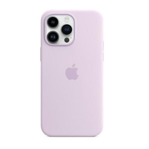 Чехол Apple iPhone 14 ProMax silicone case MagSafe  (Lilac)