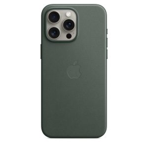 Чехол Apple iPhone 15 FineWoven Case with MagSafe  (Evergreen)