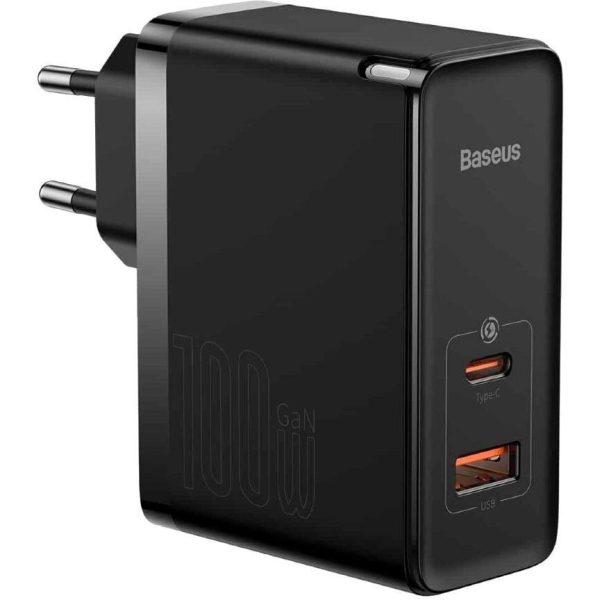 СЗУ Baseus Gan5 Pro USB+C 100W  (Black)