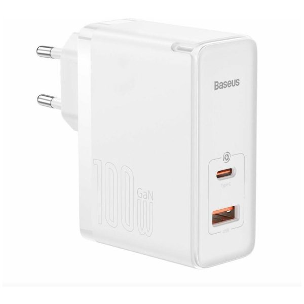 СЗУ Baseus Gan5 Pro USB+C 100W  (White)