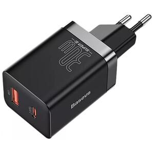 СЗУ Baseus Si Pro Qick Charger U+C 30W  (Black)