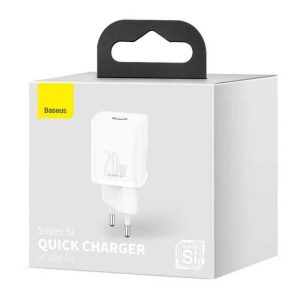 СЗУ Baseus Super Si Qick Charger 20W  (White)