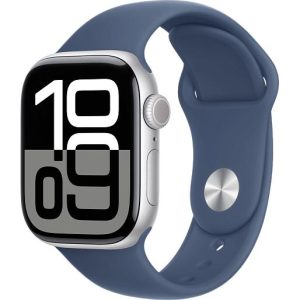 Apple Watch S10 42mm Silver Case  (Denim)