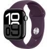 Apple Watch S10 46mm Jet Black Case  (Plum)