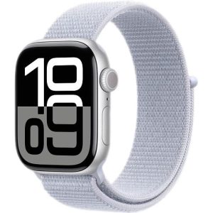 Apple Watch S10 46mm Silver Case  (Blue Cloud Loop)