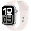 Apple Watch S10 46mm Silver Case  (Starlight)