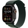 Apple Watch Ultra 2 Black Titanium Case Trail Loop 2024  (Dark Green)