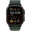 Apple Watch Ultra 2 Black Titanium Case Trail Loop 2024  (Dark Green)