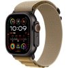 Apple Watch Ultra 2 Black Titanium Case Trail Loop 2024  (Tan)