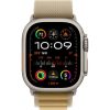 Apple Watch Ultra 2 Natural Titanium Case Alpine Loop 2024  (Tan)