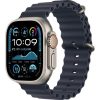 Apple Watch Ultra 2 Natural Titanium Case Ocean Band Loop 2024  (Navy)