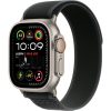 Apple Watch Ultra 2 Natural Titanium Case Trail Loop 2024  (Black)