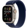 Apple Watch Ultra 2 Natural Titanium Case Trail Loop 2024  (Blue)