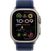 Apple Watch Ultra 2 Natural Titanium Case Trail Loop 2024  (Blue)