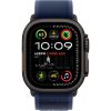 Apple Watch Ultra 2 Black Titanium Case Trail Loop 2024  (Blue)