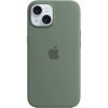 Аксессуары для мобильных телефонов Apple iPhone 15 Silicone Case with MagSafe (черный)  (Cypress)