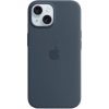 Аксессуары для мобильных телефонов Apple iPhone 15 Silicone Case with MagSafe (черный)  (Storm Blue)