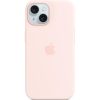 Чехол Apple iPhone 15 Pro Max Silicone Case with MagSafe  (Light Pink)