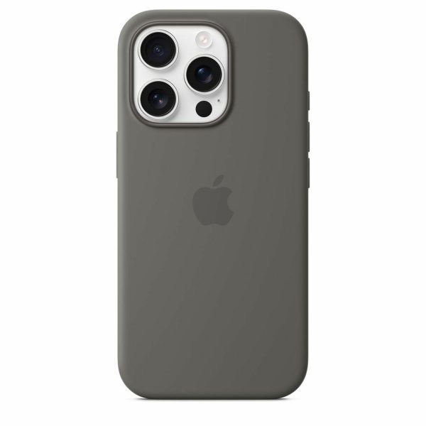 Чехол Apple iPhone 16 Pro Max Silicone Case with MagSafe Lake Green MA7V4  (Gray)