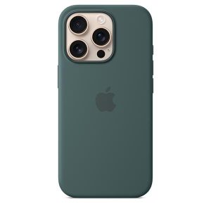 Чехол Apple iPhone 16 Pro Max Silicone Case with MagSafe Lake Green MA7V4  (Green)