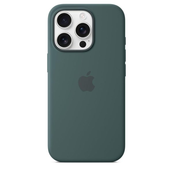 Чехол Apple iPhone 16 Pro Silicone Case with MagSafe Stone Gray  (Green)