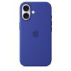 Чехол Apple iPhone 16 Silicone Case with MagSafe Black  (Brilliant Blue)