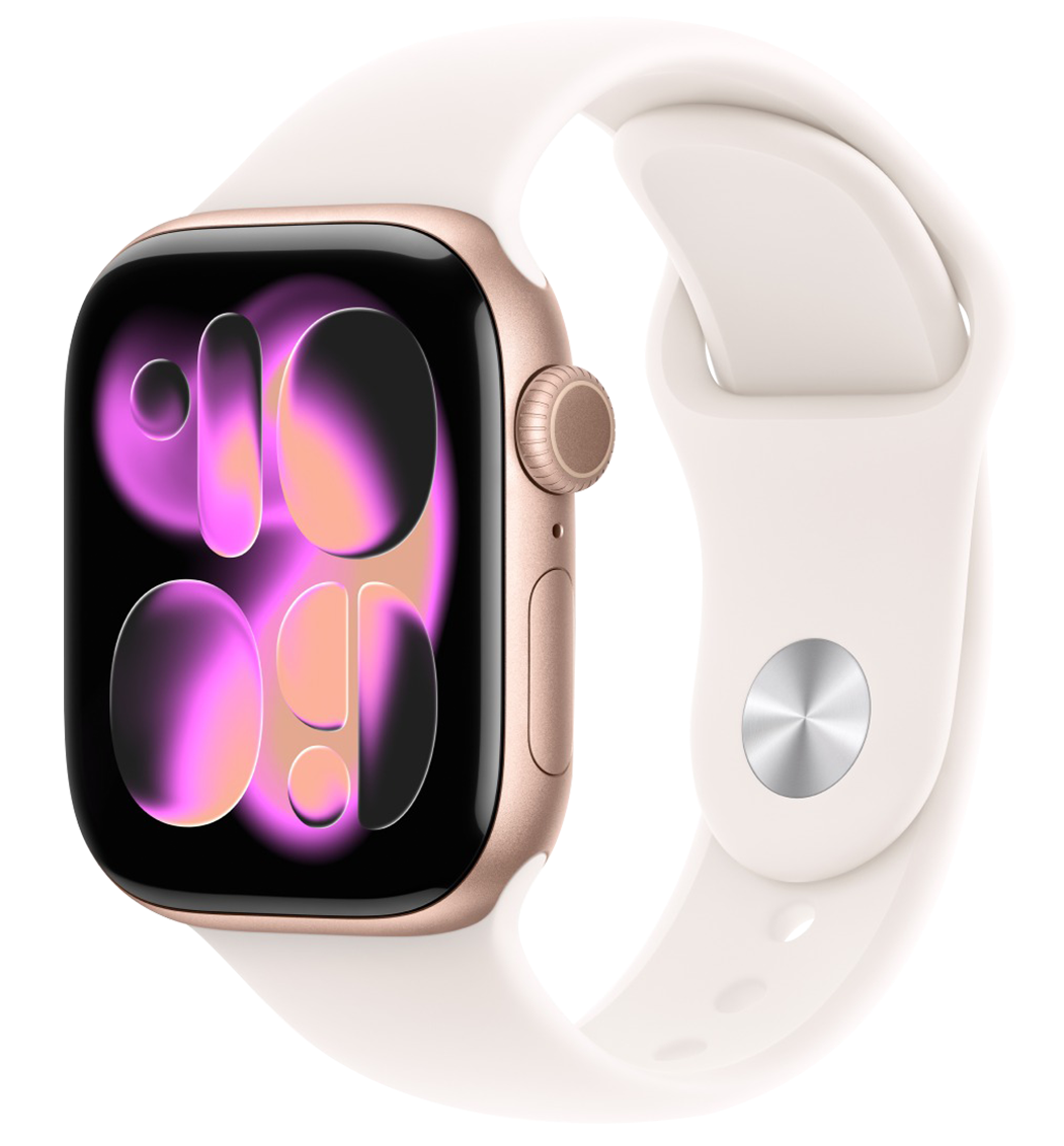 Apple Watch Series 11 42mm Rose Gold Case S/M (Light Blush) Apple Watch Series 11 42mm Rose Gold Case S/M (Light Blush)