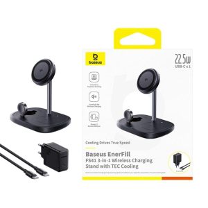Baseus Беспроводная зарядка 3-в-1  (Black)
