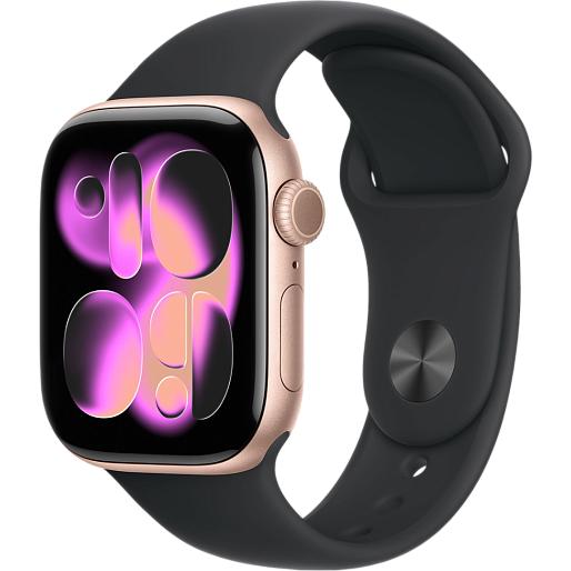 Apple Watch S11 46mm Rose Gold Case M/L (Black) Apple Watch S11 46mm Rose Gold Case M/L (Black)