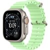 Apple Watch Ultra 3 Natural Titanium Case Ocean Band Loop 2025 (Neon Green) Apple Watch Ultra 3 Natural Titanium Case Ocean Band Loop 2025 (Neon Green)