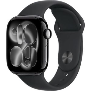 Apple Watch Series 11 42mm Jet Black Case M/L  (Black)